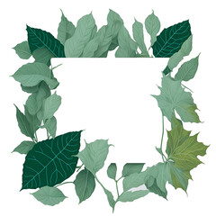 leaves frame