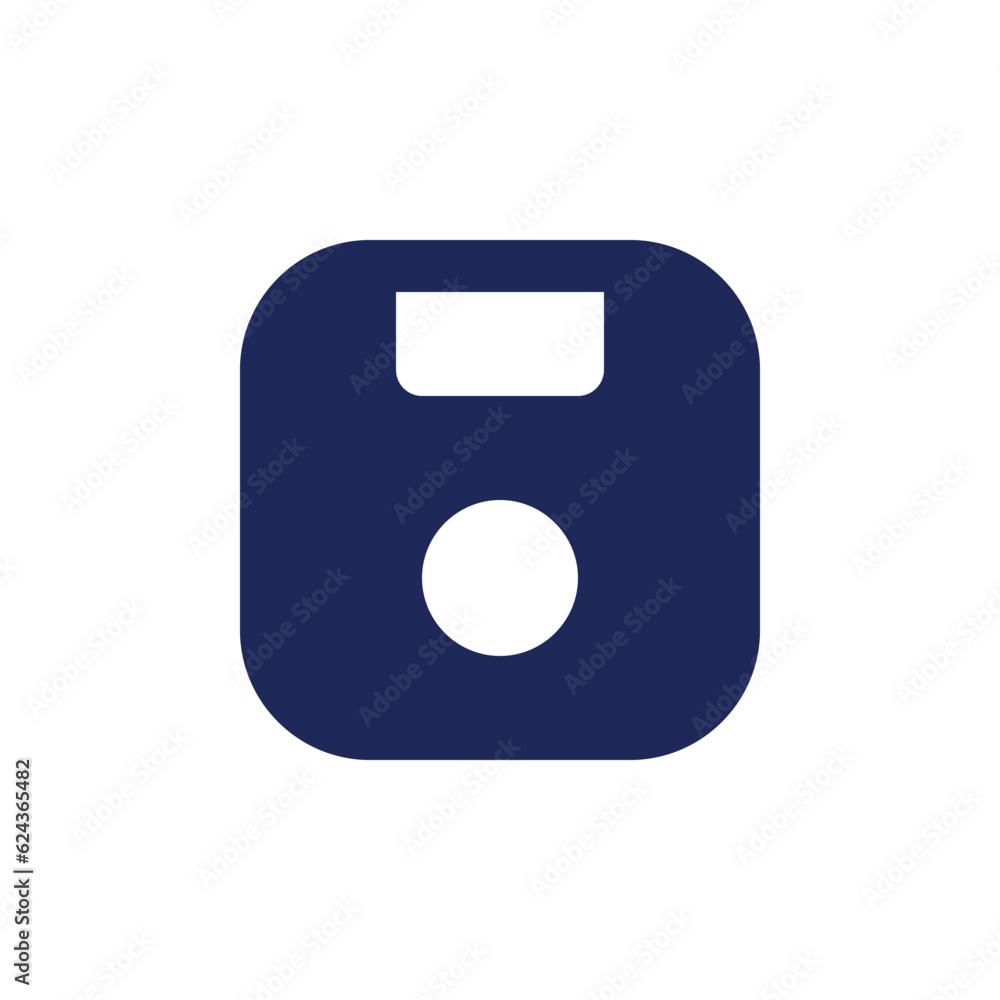 Poster save black pixel perfect solid ui icon. progress store. keep work changes. record information. silho