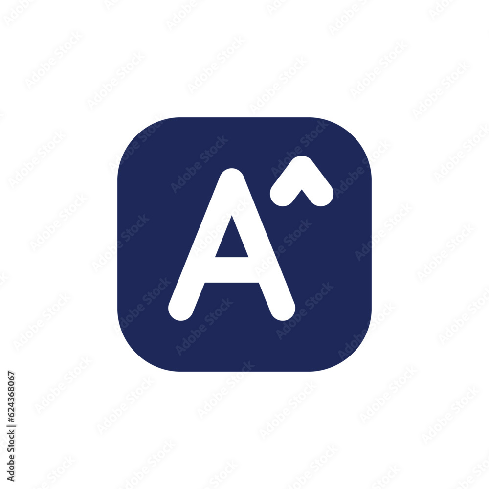 Poster text size black pixel perfect solid ui icon. dimension of characters. edit information in footage. s