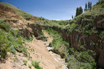Bolivia Toro Toro Landscape on a sunny winter day