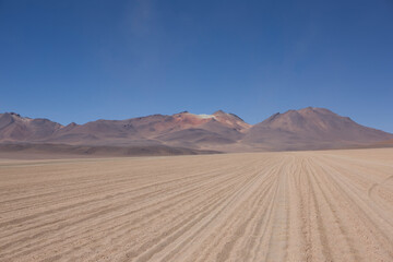 Fototapeta na wymiar Bolivia landscape on a sunny winter day