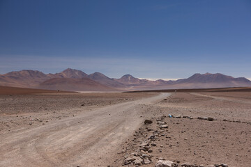 Fototapeta na wymiar Bolivia landscape on a sunny winter day