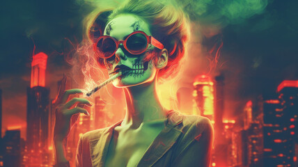Fototapeta premium halloween night of fear.