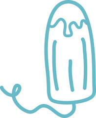 menstruation period hygiene element illustration