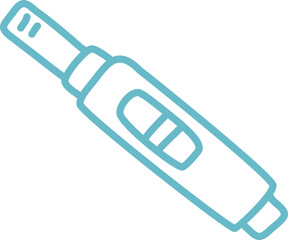 pregnancy or ovulation positive illustration