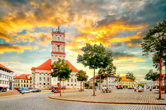 Marktplatz, Neustrelitz, Deutschland 