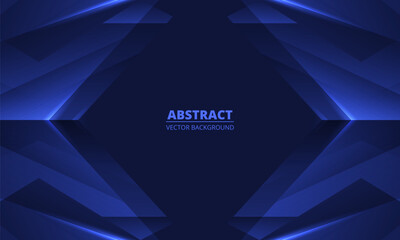 Futuristic abstract dark blue vector background.