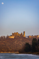 Fototapeta premium Cornstein ruins, NP Podyji, Southern Moravia, Czech Republic