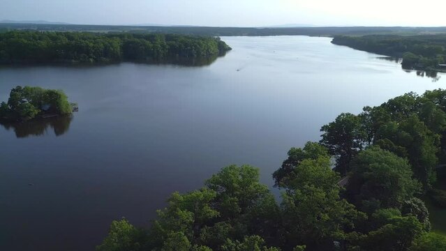 lake town Trebon Wittingau South czech republic best aerial view flight drone