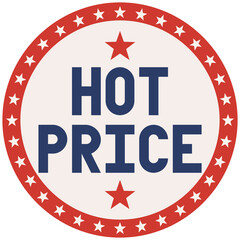 Hot Price Retro Style Clip art Design.