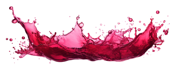 red wine splash