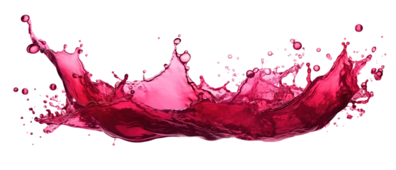 Keuken foto achterwand red wine splash © Tony A