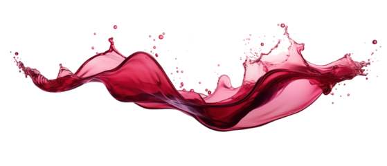 red wine splash