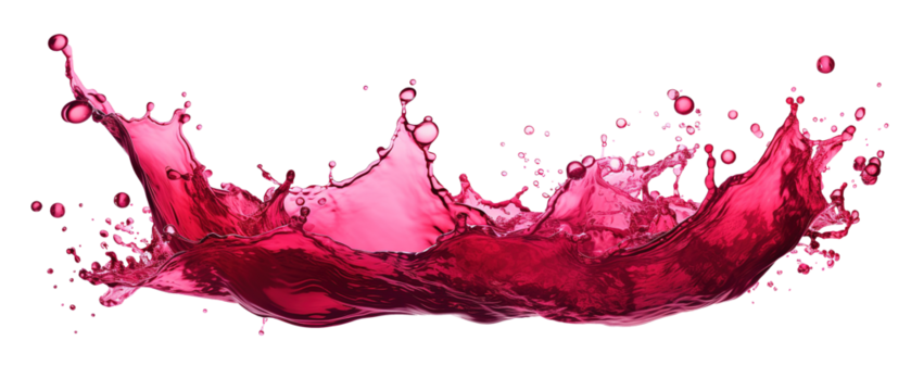 red wine splash