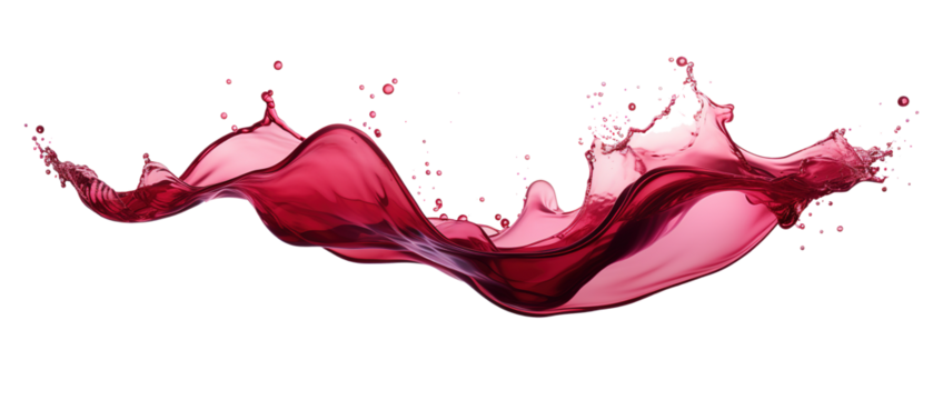red wine splash