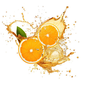 orange splash