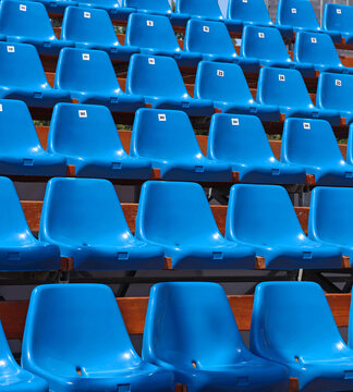 Bleachers at the sport arena