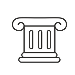 Ancient Greek Icon Set_Pillar