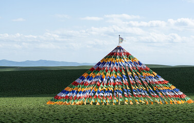 
Tibetan Warp Banner