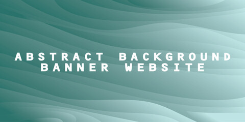 abstract green background with wave lines. Modern gradient wave colorful background. Suitable for covers, posters, presentations, banners, websites and wallpapers