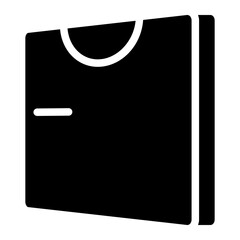 folded clothes glyph 