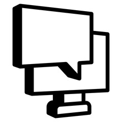 speech bubble dualtone