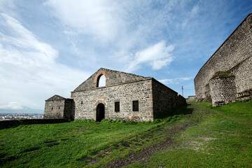 Fototapeta na wymiar The fortress of Kars. The fortress of Kars in eastern Turkey is located.