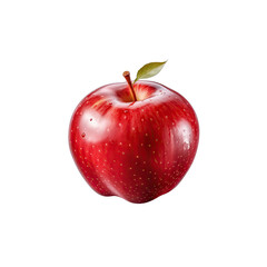 Apple isolated on transparent background. Food theme.