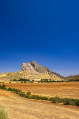 Naklejka premium Natural monument The Lovers near Antequera, Malaga, Spain