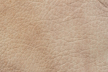 Texture of genuine leather close-up, background. Manufacturing of leather accessory concept