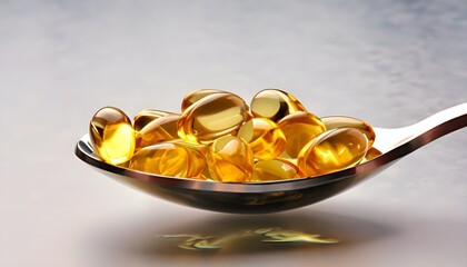 spoon full of pills, Vitamin, Vitamin D, Vitamin B, Pill, Yellow, Golden, Treatment, Cure, Doctor, Strength, Sun, Necessary, Tablets, Health, Healthy