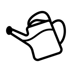 watering can icon vector logo template