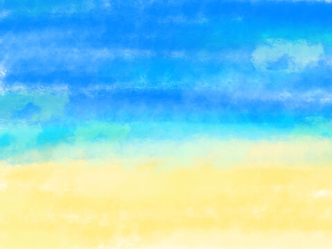 Paint, watercolor, wallpaper, sky, day, night, blue, pink, background, Beckground, sunset, brush, painting, gradation, color, illustration, watercolor background, watercolor background, watercolor