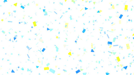 Confetti Background. Festive Backdrop. Party Design With Colorful Confetti Illustration