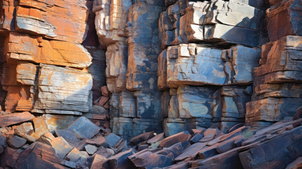 Textures Unveiled: Exploring the Intricate Patterns and Diverse Textures of Rock Formations Ai Generated