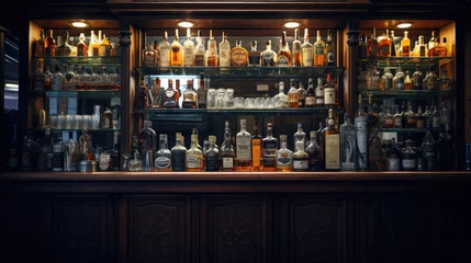 Foto op Plexiglas Liquor bar background © Sasint