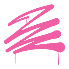 Pink Dripping Brush ,good for graphic design resources, stickers, prints, decorative assets, posters, and more.
