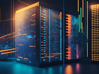 abstract infographic images of big data