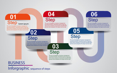 6 step work template, graphic templates, infographic design layouts, functional design, diagrams, flowcharts, web design, banners