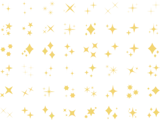 Foto op Plexiglas Stars set icons.Shine icons. Christmas vector symbols isolated.Sparkle star icons. © samemen
