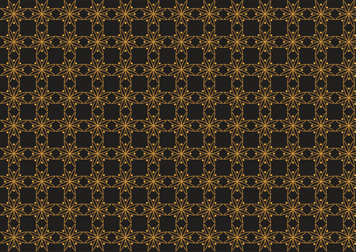 Geometric flower texture pattern. Abstract vector art. Good for wallpapers , fabric printing , art designs, textures and etc.