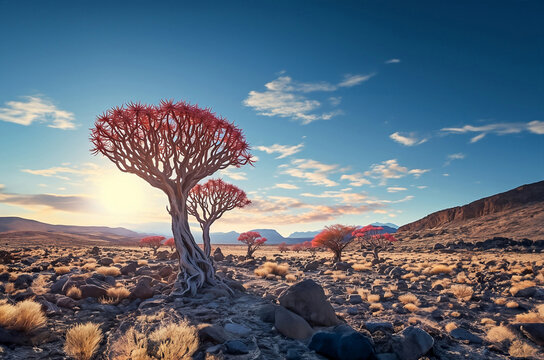 Quiver Tree forest in Namibia
