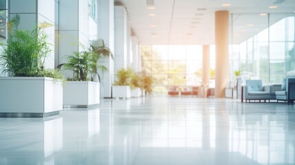 Fototapeta premium Interior design modern of open space office