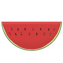 Watermelon graphic cartoon hand drawing