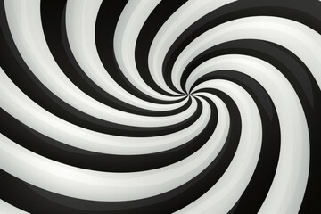 Hypnotic Black And White Diverse Swirls Created With Artificial Intelligence