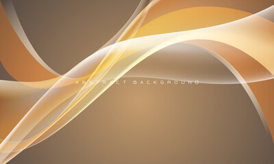 Abstract white wave curve overlap luxury with blank space background vector