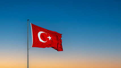30th august victory day of Turkey or 30 agustos zafer bayrami background and Turkish flag 