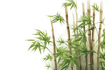 Fototapeta premium bamboo or bamboo shoots