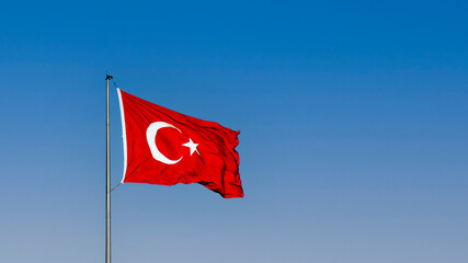 30th august victory day of Turkey or 30 agustos zafer bayrami background and Turkish flag 