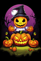 cute little halloween cartoon,halloween icon,halloween carnival,halloween logo